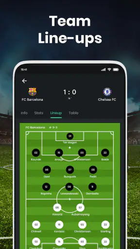 Scores en direct de Football screenshot
