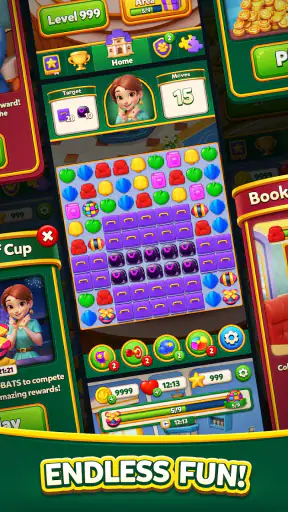 Seaside Resort: Match 3 screenshot