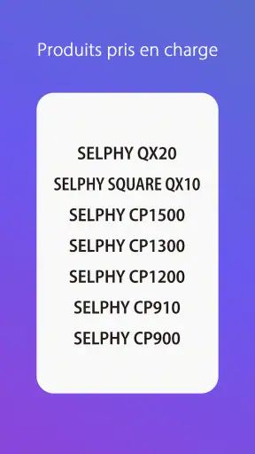 SELPHY Photo Layout screenshot