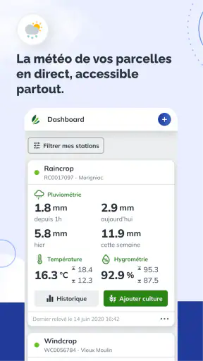 Sencrop, la météo agricole screenshot