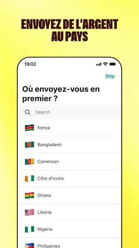 Sendwave-Envoyez de l'argent screenshot