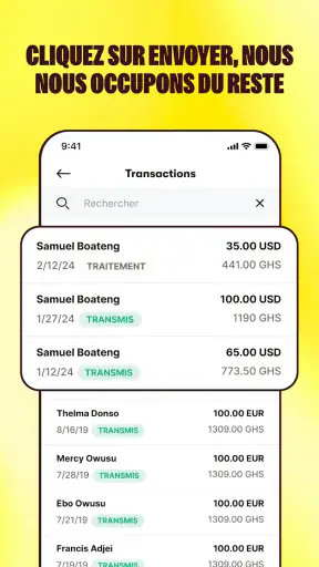 Sendwave-Envoyez de l'argent screenshot