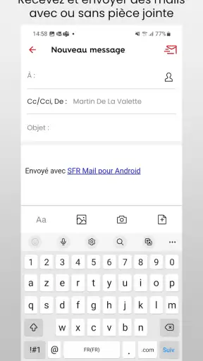 SFR Mail screenshot