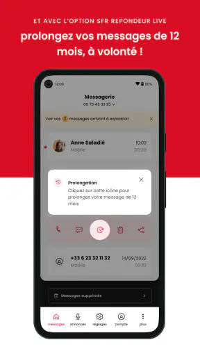 SFR Répondeur + screenshot