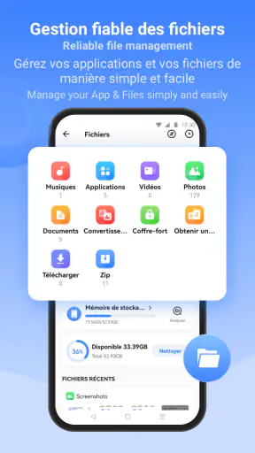 SHAREit: partager des fichiers screenshot