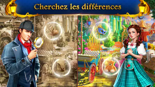 Sherlock・Objets cachés・Match-3 screenshot