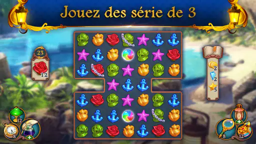 Sherlock・Objets cachés・Match-3 screenshot