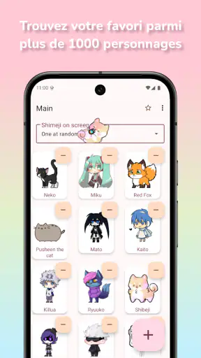Shimeji : Compagnons d'écran screenshot