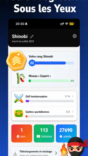 Shinobi: Apprendre le Japonais screenshot