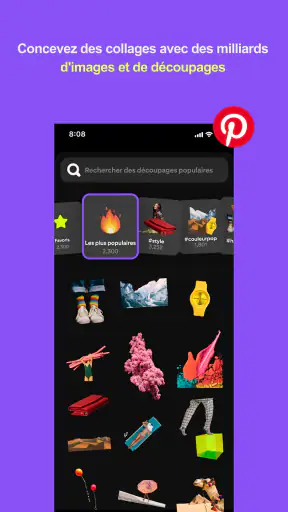 Shuffles par Pinterest screenshot