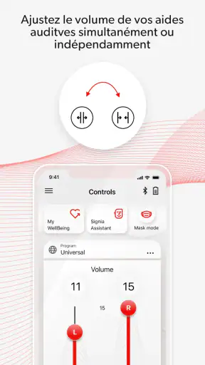 Signia App screenshot