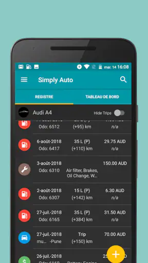Simply Auto: Suivi entretien screenshot