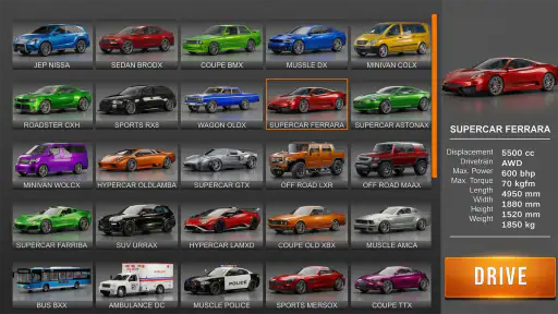 Simulateur d'accidents voiture screenshot