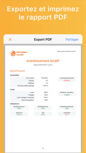 Simulateur locatif screenshot