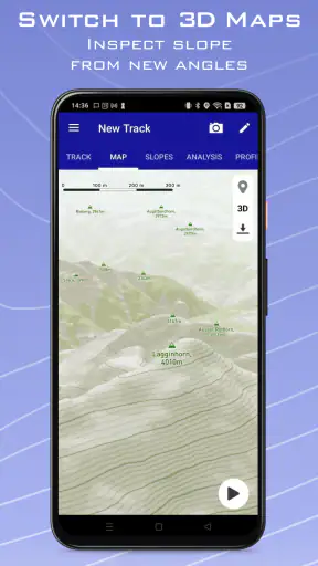 Ski Tracks Lite & Cartes GPS screenshot