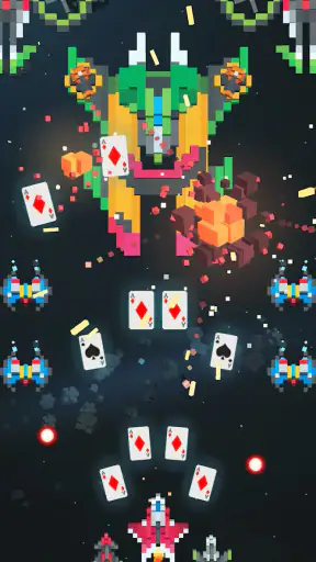 Sky Wings VIP : Pixel Fighters screenshot