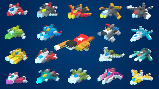 Sky Wings VIP : Pixel Fighters screenshot