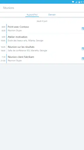 Skype for Business for Android screenshot