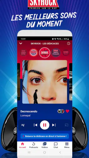 Skyrock Radio screenshot