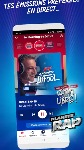 Skyrock Radio screenshot