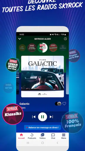 Skyrock Radio screenshot