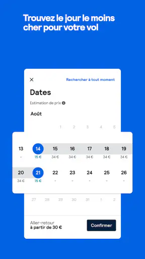 Skyscanner Vols Hôtels screenshot