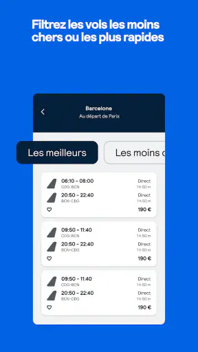 Skyscanner Vols Hôtels screenshot