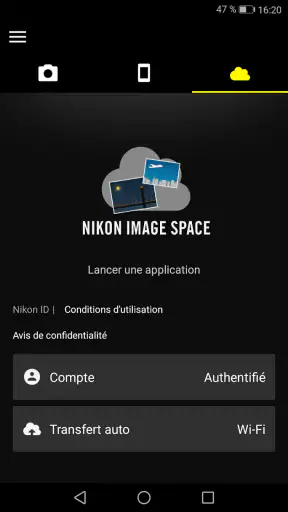 SnapBridge screenshot
