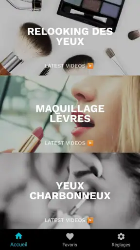 Soins peau et soins du visage screenshot