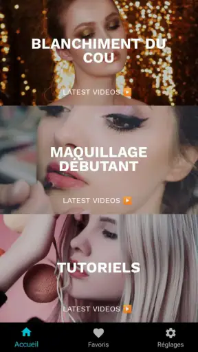 Soins peau et soins du visage screenshot