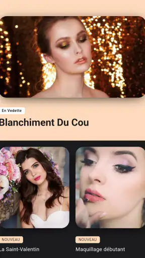 Soins peau et soins du visage screenshot