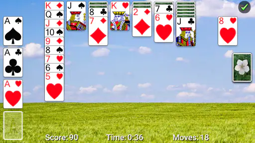 Solitaire classique NETFLIX screenshot