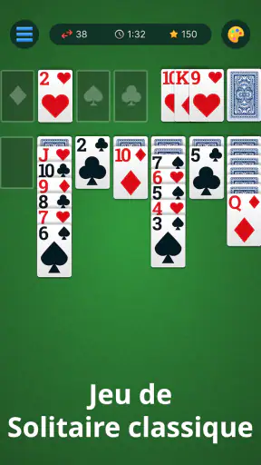 Solitaire Klondike - Français screenshot