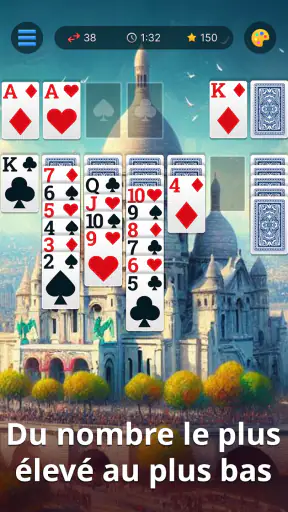 Solitaire Klondike - Français screenshot