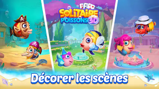 Solitaire poissons 3D screenshot