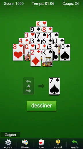 Solitaire Pyramide Classique screenshot