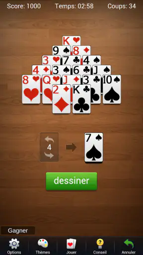 Solitaire Pyramide Classique screenshot
