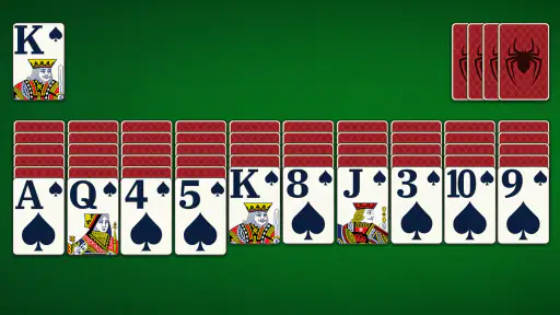 Solitaire Spider screenshot