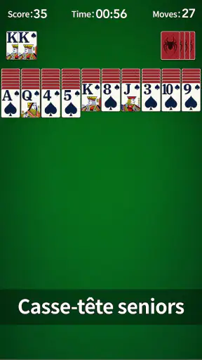Solitaire Spider screenshot