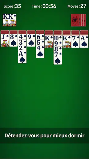 Solitaire Spider screenshot