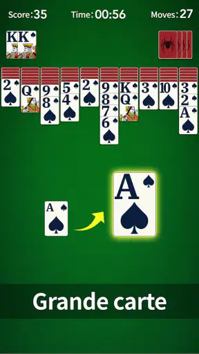 Solitaire Spider screenshot