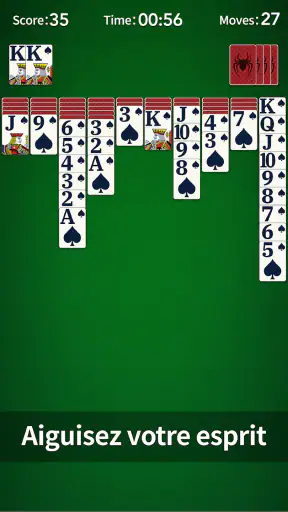 Solitaire Spider screenshot