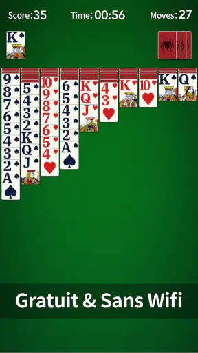 Solitaire Spider screenshot