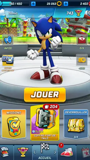 Sonic Forces: Jeu de course screenshot