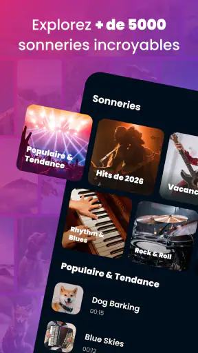 Sonnerie de téléphone musique screenshot