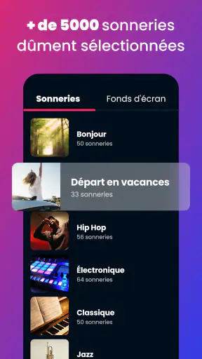 Sonnerie de téléphone musique screenshot