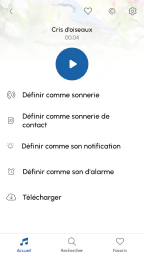 Sonneries Chants D'oiseaux screenshot