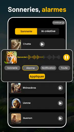 Sonneries d'animaux screenshot