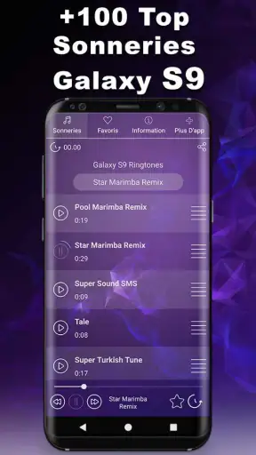 Sonneries Galaxy S9 screenshot