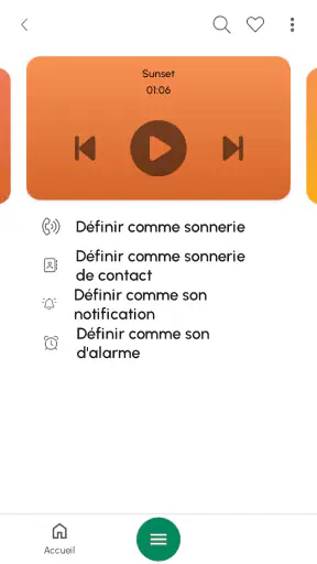 Sonneries pour Android™ screenshot